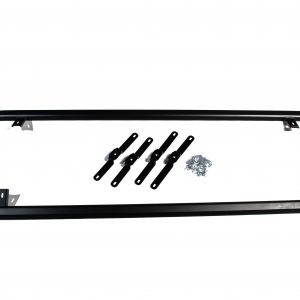 Leighton Vans Matte Black Trapezoid Side Bars (for VW T5 T6 T6.1)