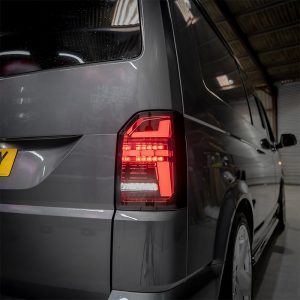 THQ Sequential Tailgate Red Smoke Rear Lights (for VW T6.1)